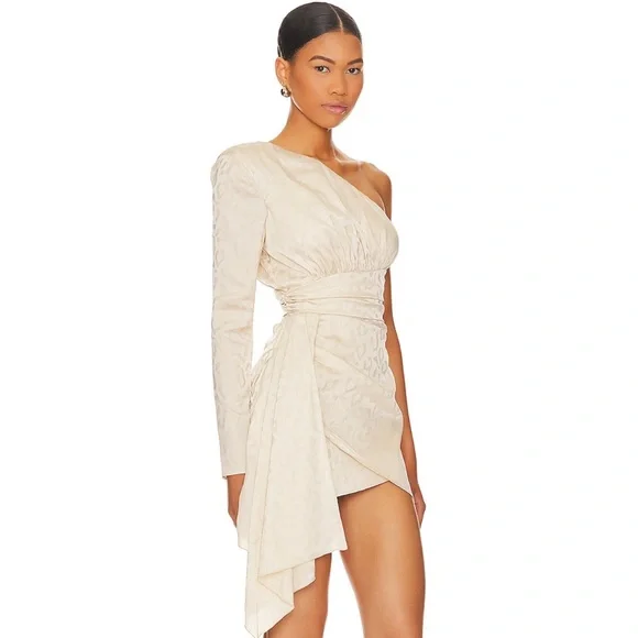 Monika Mini Dress in Champagne